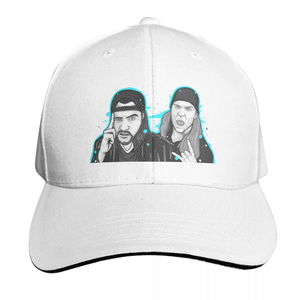 Jay and Silent Bob Baseball Cap Curved Brim Classic Fit Low Profile Unstructured Unisex for Unisex Women