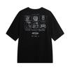 Li Ning BADFIVE T Shirts Men's Black Crew Neck Moderate AHSW163-5