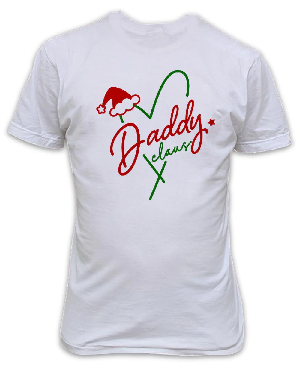 

Daddy Claus Christmas T-Shirt Perfect family festive cute gift for dad XXXXL