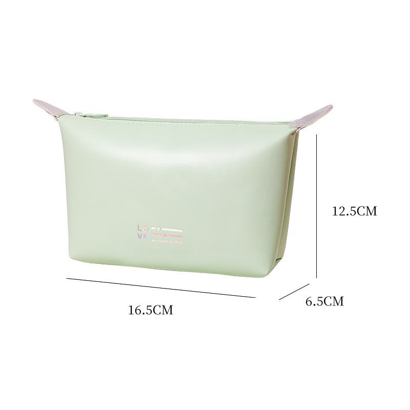 

Portable Waterproof Makeup Bag - Large Capacity, Candy Colors, Travel Dumpling Design