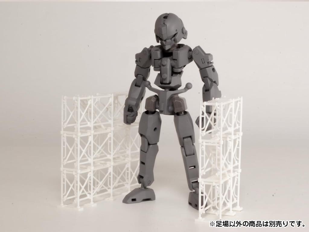 PM Office A PLUM Pop Otherworld Series Scaffolding White Plastic Kit PP210 1/64-1/100
