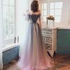 Atmospheric Fairy Evening Dress Women's 1011 New Banquet Annual Meeting Elegant Temperament Long Host Gradual Change Color Dress