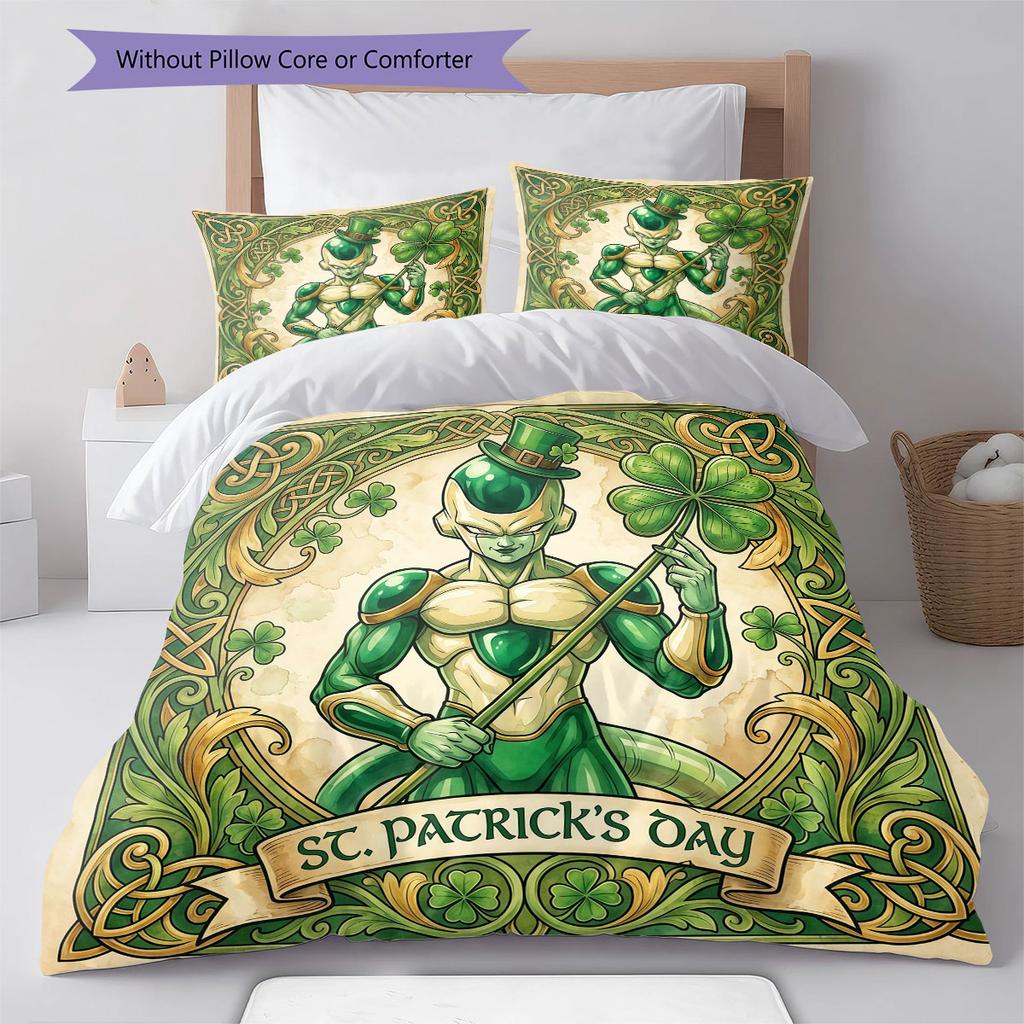 MandalaDragonball Pattern Bedding Quilt Set Quilt Cover Pillowcase Home Decoration Birthday Gift (1 * duvet cover + 2 * pillowcase, without core)