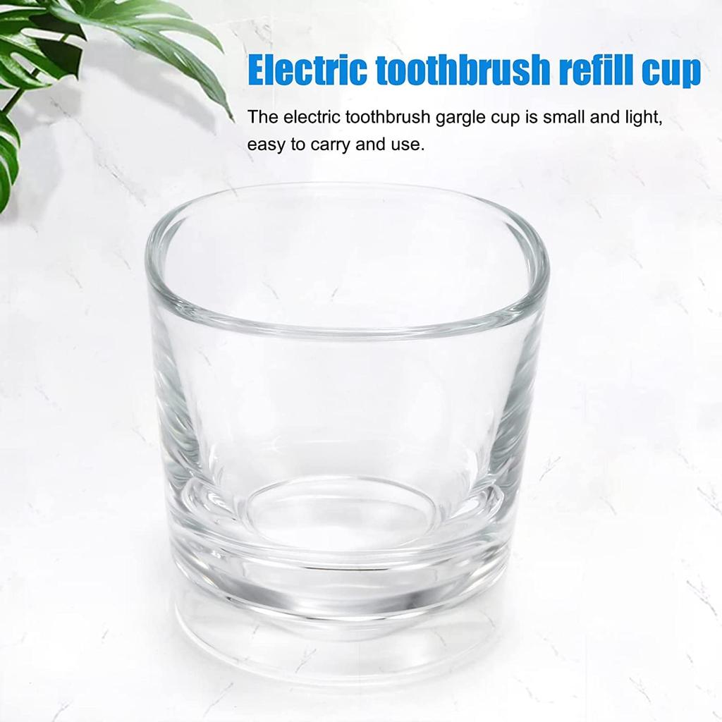 Glass Toothbrush Charger Cup for Philips Electric CBA3001 Charging Philips Sonicare Diamondclean Electric Toothbrush Toothbrushes, HX9100, CBA1001,