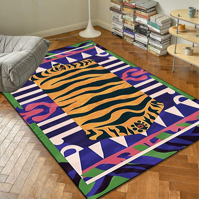 Home Decoration Abstract Carpet Modern TG Trend Large Carpets Study Room Soft Floor Mat Anti Slip Living Room Bedroom Decor Rug