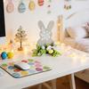 Easter Bunny Wooden Decorative Print Creative Ornament For Holiday Party Decorations