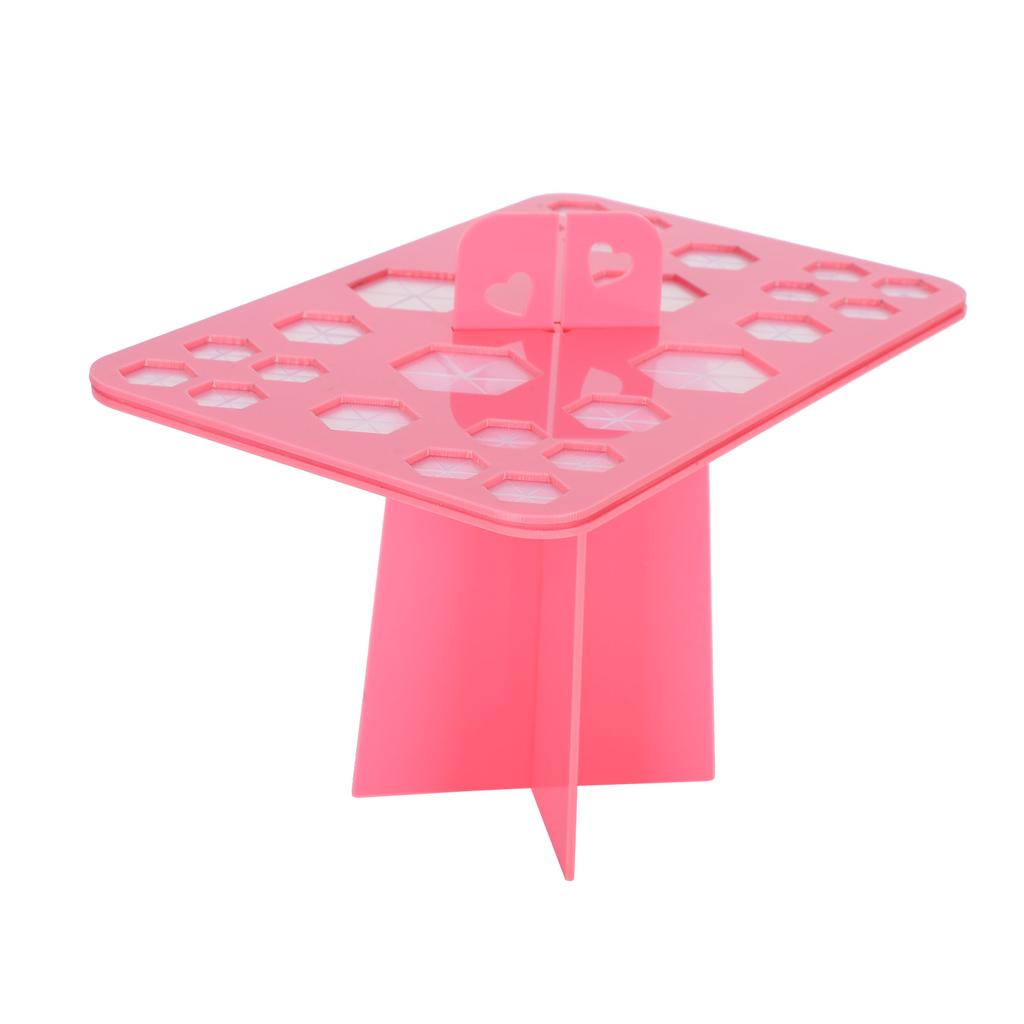 26 Hole Makeup Brush Drying Rack Organizer Cosmetic Brush Display Stand Shelf Tool