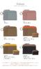 Lizdays Genuine Leather Fragment Case Mini Wallet with Zipper and Coin Slim Design Women's L-Shaped Purse, (Lavender)