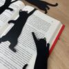 Metal Cat Bookmark Set Lightweight Iron Page Holders with Black Cat Design Non-Slip Bookmarks Gift for Book Lovers And Cat Enthusiasts