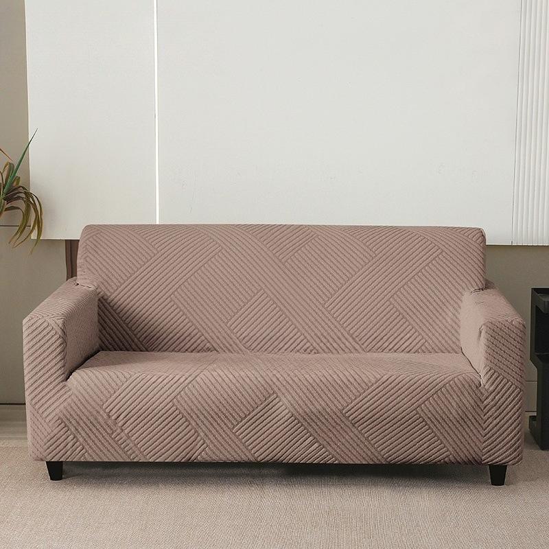 

Full-wrap Anti-Slip Waterproof Sofa Cover Elastic Jacquard Couch Cover for Living Room Furniture Protection Office Home Decor 1pc Single seat