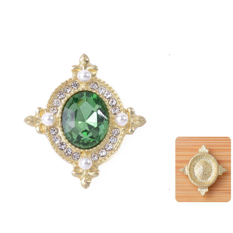 21*24Mm Metal Flatback  Buttons Shoes/Clothing Ornaments Handmade Diy Jewelry Accessories