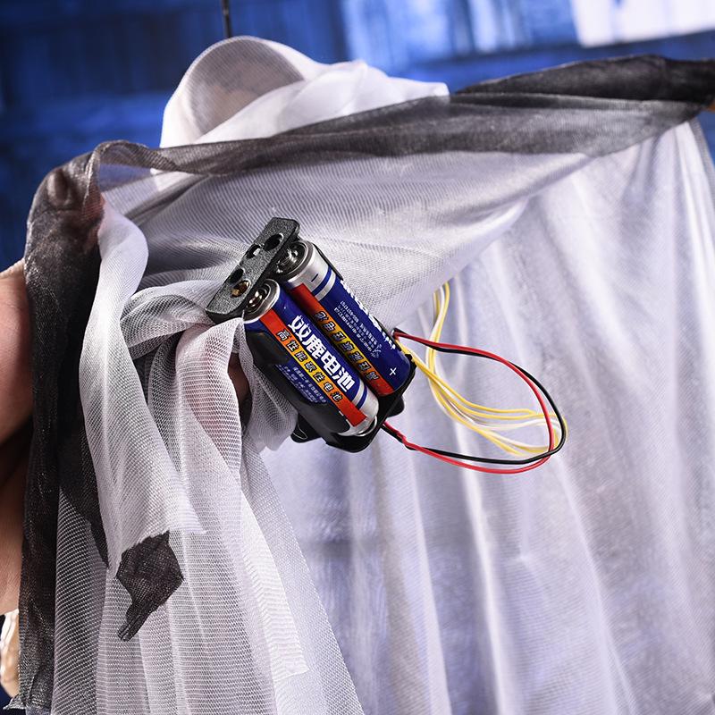 Lumini LED de Halloween Fantomă agățată cu sunet de groază și lumină Recuzită înfricoșătoare animatronică pentru petrecerea acasă, în interior, în exteriorul curții