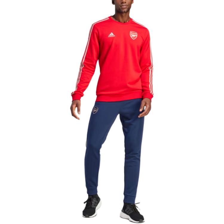 Adidas Arsenal Dna Sweat Pants Color Block Drawstring Cuffed Knit Joggers Men Bottoms Navy HZ2074