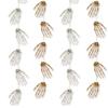 6 Strings Skeleton Hands Garland Paper Human Hand Bone Streamers Halloween Hanging Swirls Banner Decoration for Wall Door Indoor Outdoor Decor