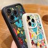 Colorful Flowers Ladybug Pattern Shockproof Phone Case For iPhone 16e 16 15 14 Pro Max 13 12 Pro 11 14 15 16 Plus Silicone Soft Matte Cover Fundas