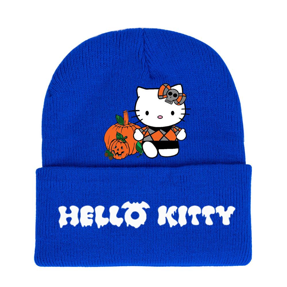 Halloween Printed Knit Cap For Winter Teens And Cartoon Enthusiasts
