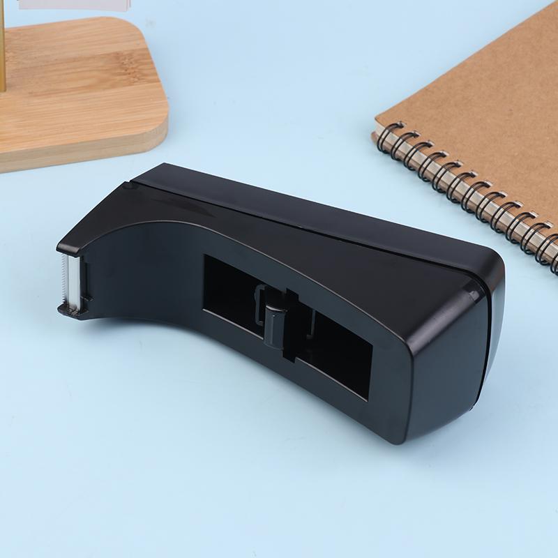 1 Stück Schwarzer Desktop Mini-Klebebandabroller Klebebandabschneider Mit Anti-Rutsch-Basis Abroller Klebeband Nachfüller Spender Für Büro Schulbedarf