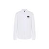 Solid Label Casual Long Sleeve Shirt Men Shirts White 6RZCHJ-ZJYCZ-1100