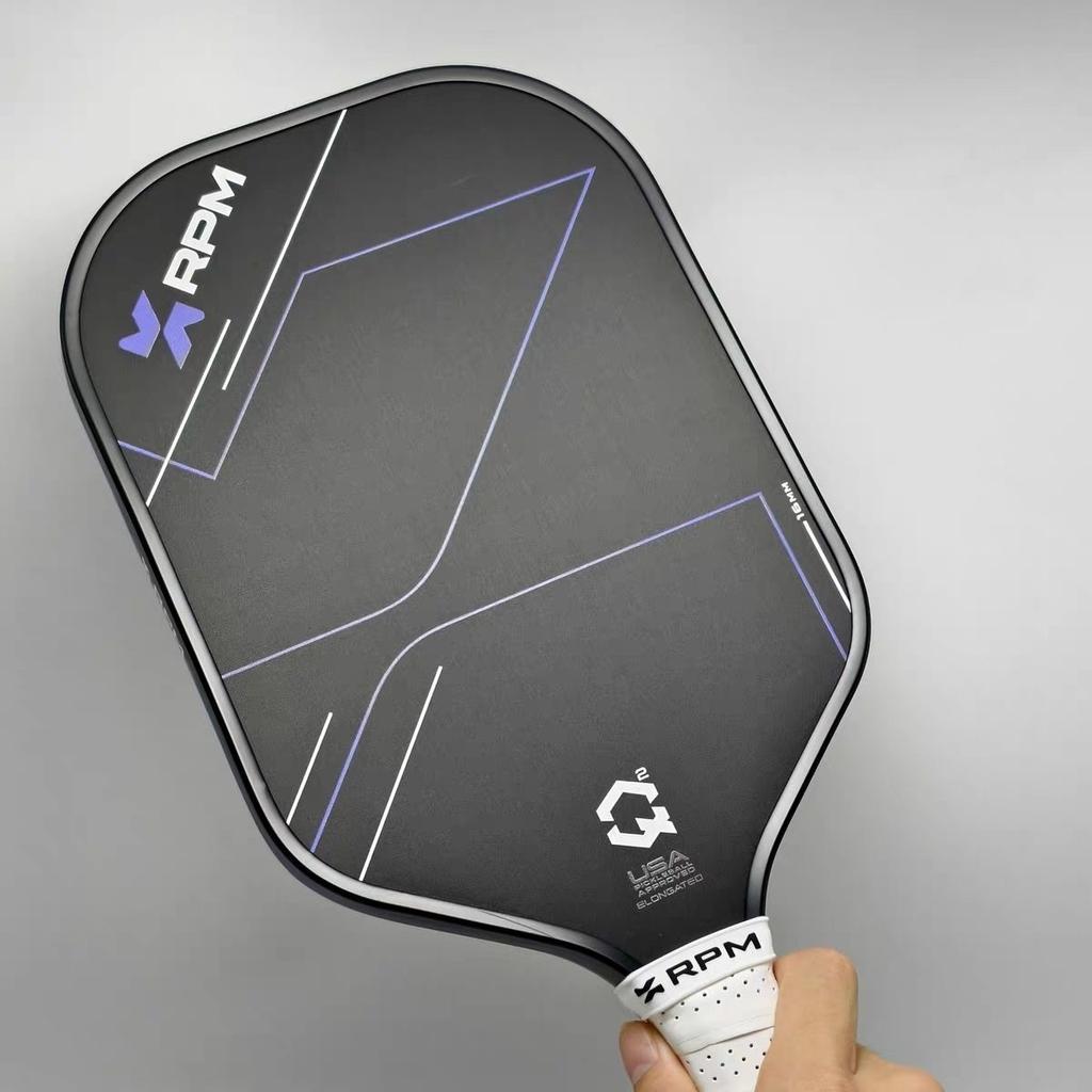 RPM Q2 Widebody Termoformet Kulfiber Pickleball Paddle 14mm/16mm Professionel Konkurrence Paddle