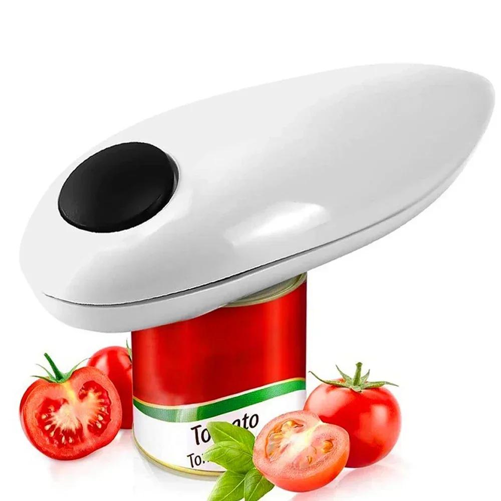 

Automatic Can Opener Can Opener Machine Touch Electric High-power Can Opener Kitchen Small Tool Can Opener белый
