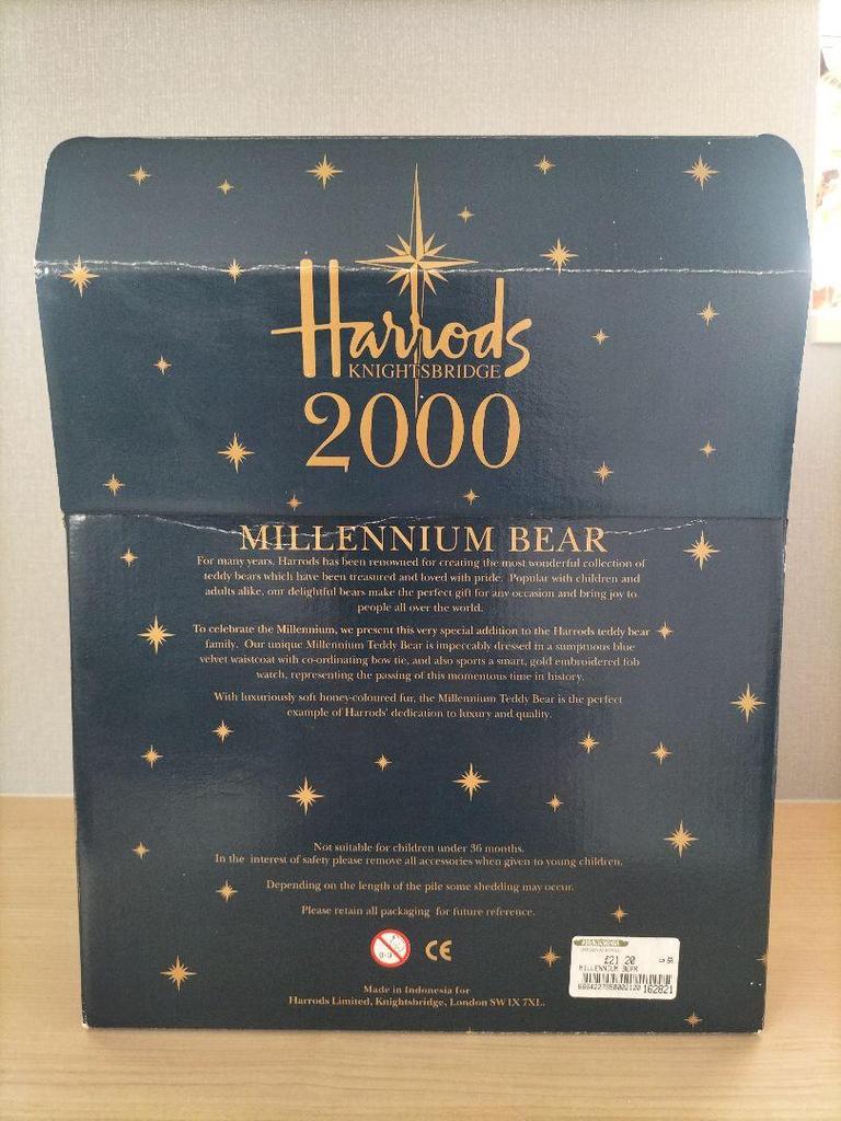 [USED] Harrods Millennium Teddy Bear