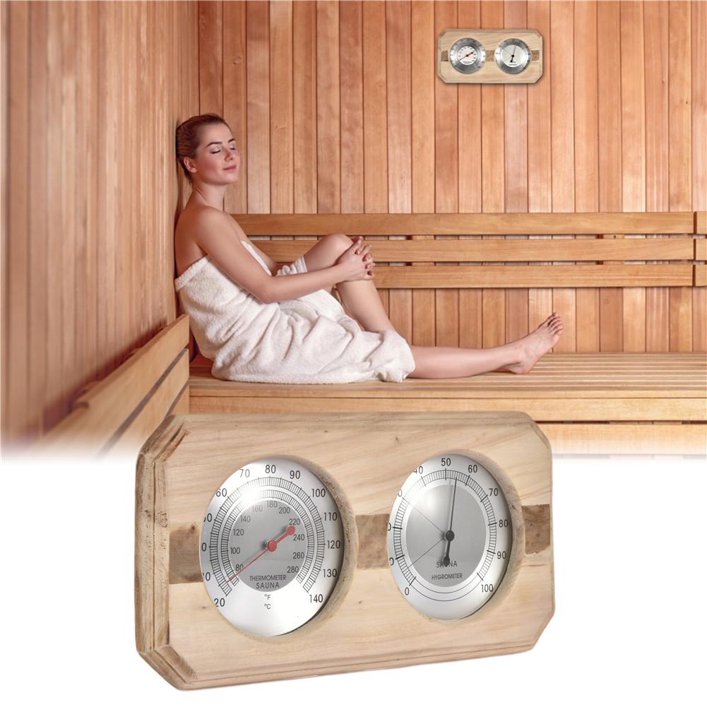Indoor Hanging Wooden Thermometer Temperature Meter Monitor Gauge bath /& sauna