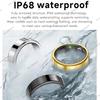 New R09 Smart Ring Men Women with Charging Case,Heart Rate Blood Oxygen Sleep Monitor, Multiple Sport Mode, 5ATM Waterproof Ring