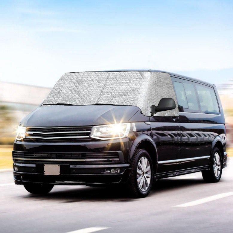 For VW T5 T6 Window Screen Cover Curtain Wrap Blind Camping Frost Car Windshield Visor Cover Window Sun Shade Car Accessories