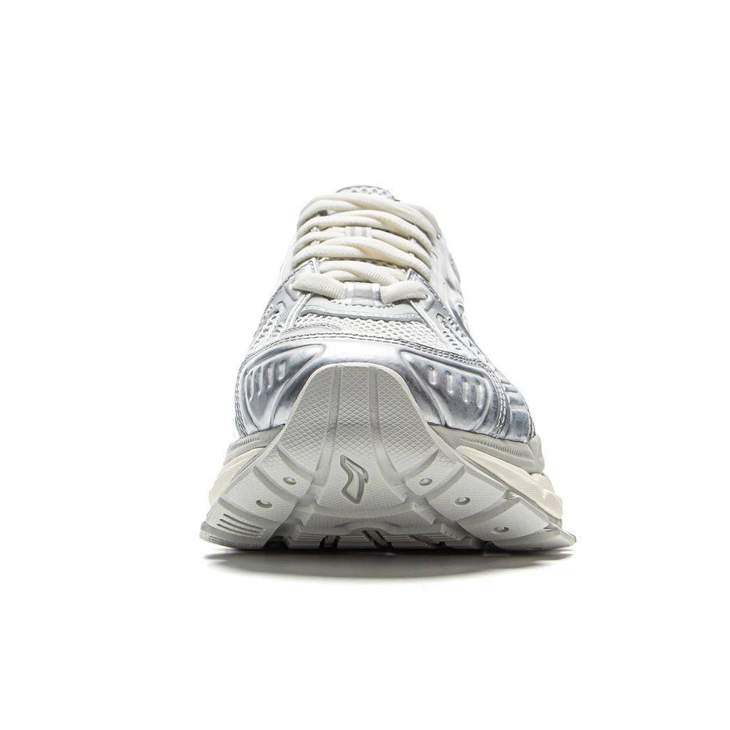Li Ning Lijun BOW Trendy Sports Non-Slip Wear-Resistant Low-Top Casual Shoes Men Sneaker Silver AZGV025-1