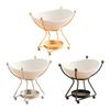 Scented Wax Melt Burner Candle Holder Iron Frame Oil Burner Aroma Oil Warmer for Kitchen Meditation Desktop Bathroom Yoga Spa
