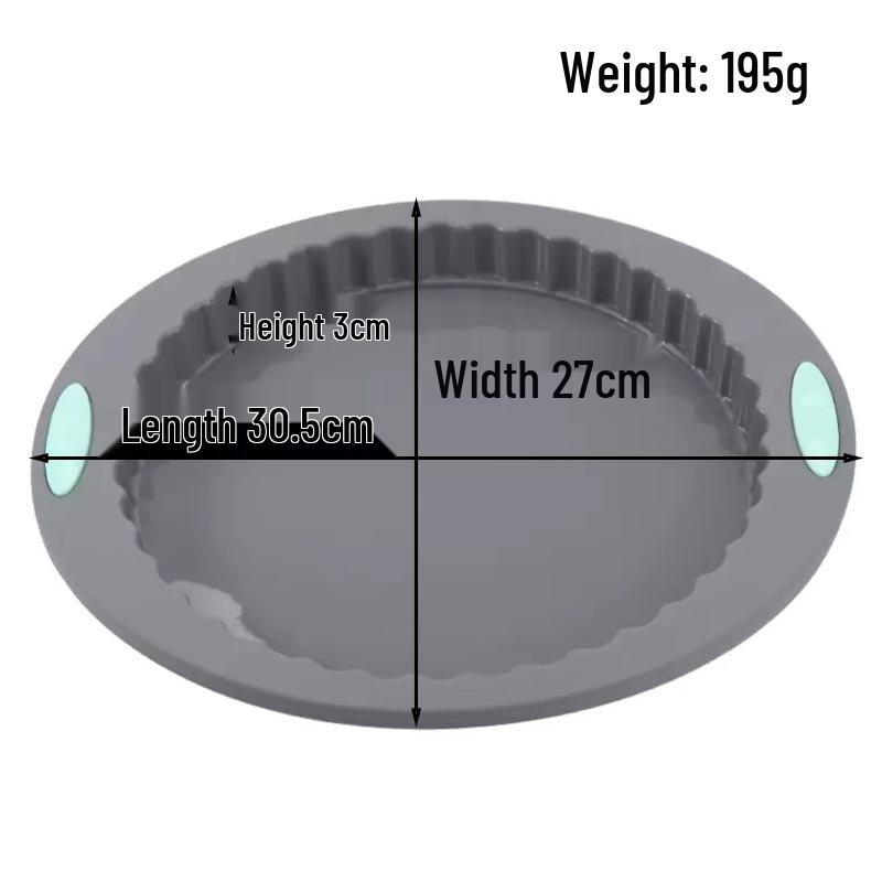 High-Temperature Resistant Silicone Cake Mold – Easy Release for Chiffon, Toast, Cookie, and Muffin Baking
