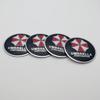 4pcs 56mm 60mm 65mm Metal Car Stickers Umbrella Logo Emblem Badge Wheel Center Hub Cap Rim Stickers Decoration Car Accessories