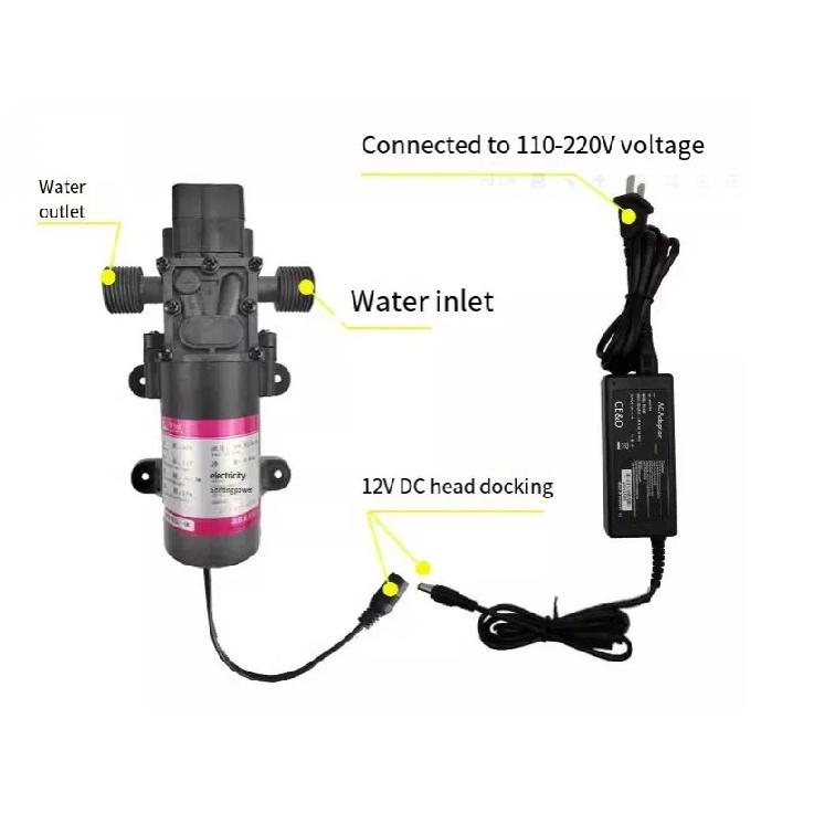 Bucket automatic water feeding, self-priming pump, handwashing station, faucet pumping, automatic start and stop 15W/30W