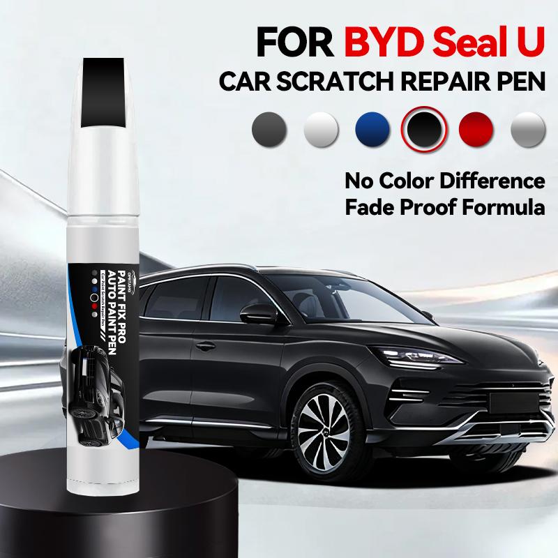 For BYD Seal U 2023-2025 Paint Repair Pen Touch Up Scratch Remover DIY Auto Accessories Black White Brown Blue Gray Yellow Red