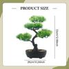 Artificial Bonsai Tree Small Potted Decor Realistic Decoration, Indoor Faux Plant