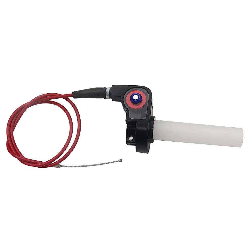 Alconstar Racing Aluminum Handle Throttle Grip Hand Grips 1/4 Quick Twist Gas Throttle Settle With Throttle Cable For KT CRF