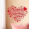 Valentine's Day Removable Wall Stickers - Cross-border Shipping Available