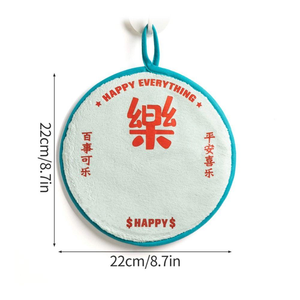 1Pcs Tableware Cleaning Small Towels Kitchen Bathroom Hanging Towel Durable Hand Towel