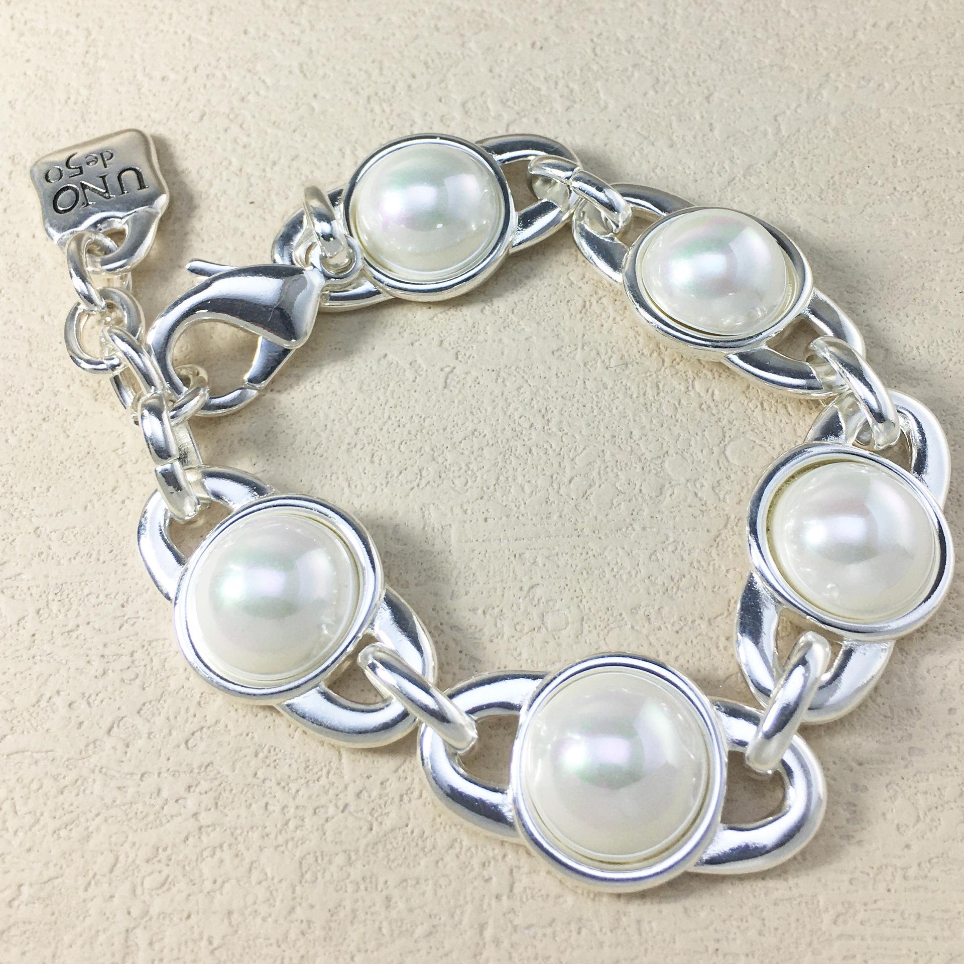 2024 UNOde50 Spain Bestseller: Exquisite Women s Romantic Gemstone Bead Bracelet