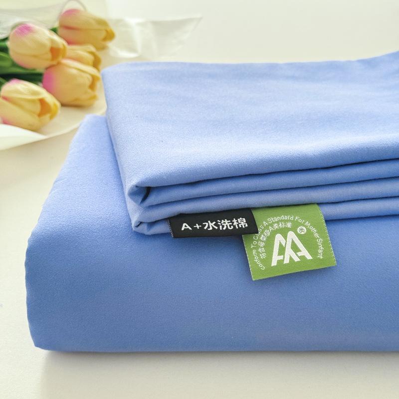 

Набір бавовняної постільної білизни для сну, бавовна, випрана водою, однотонний, наволочка зі 100% бавовни, простирадло Pillowcase [one] 48*74cm