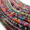 5m 1m Multi Color Cotton Cord Handmade 6mm Diameter Round Fabric Ethnic Rope Textile Wrap Embroider For DIY Bracelets Making