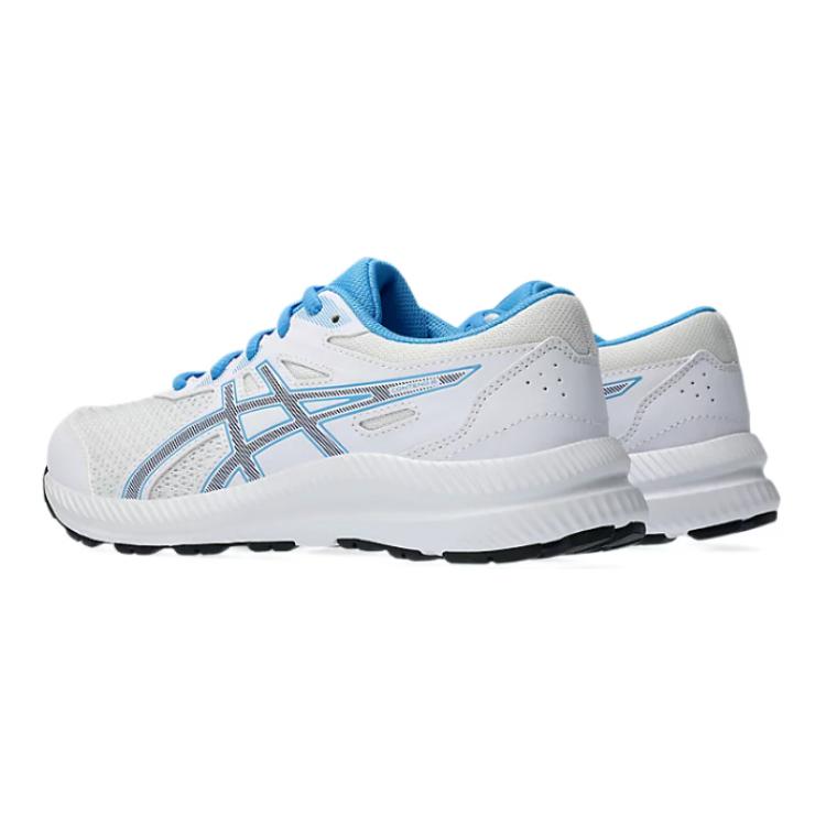 Asics Gel-Contend 8 Comfortable Lightweight Stability Outdoor Sports Running Shoes Kids Sneakers White 1014A259-107