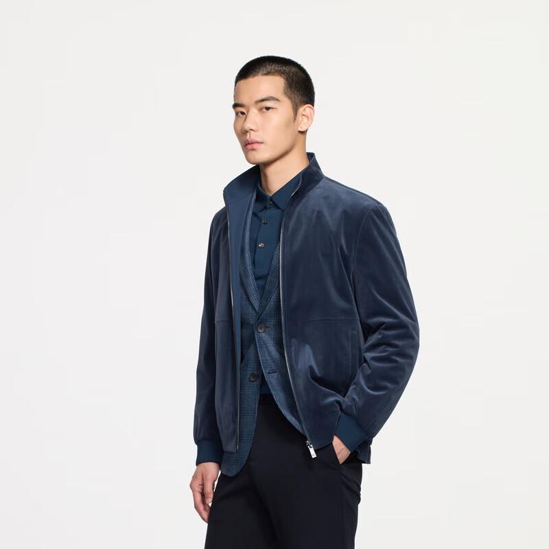 

K-Boxing Men s Reversible Velvet Short Jacket BKDE3813 4XL