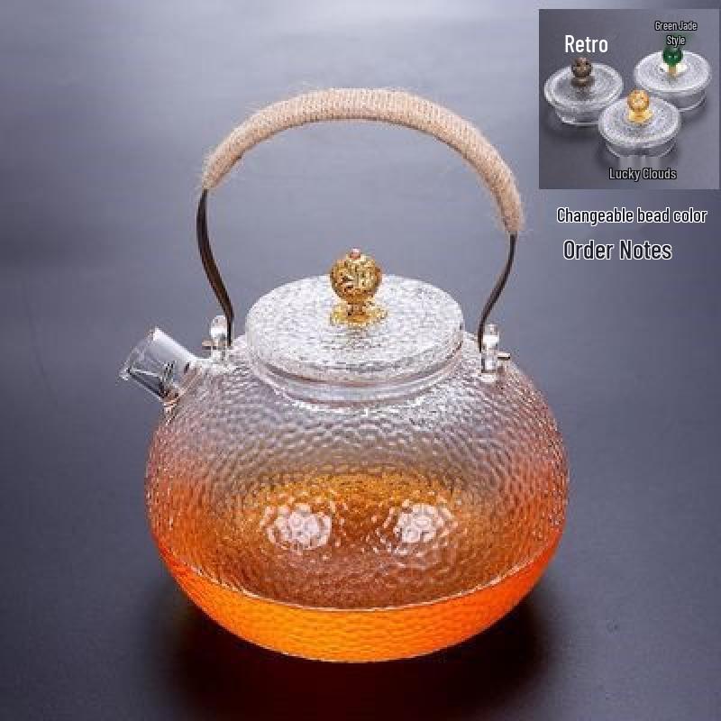 Yipan Hammered Glass Teapot