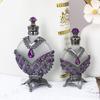 12/30ml Glass Perfume Bottles Glass Diamond Essential Oil Containers Empty Refillable Portable Travel Bottles for Perfume 4