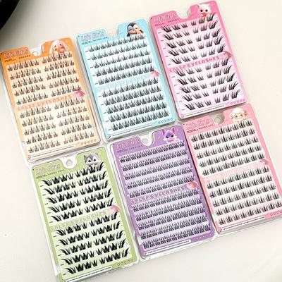 Self Adhesive Eyelashes Cluster Lashes No Glue Individual Lashes Soft Idol Lash Clusters Reusable Self Adhesive Lashes