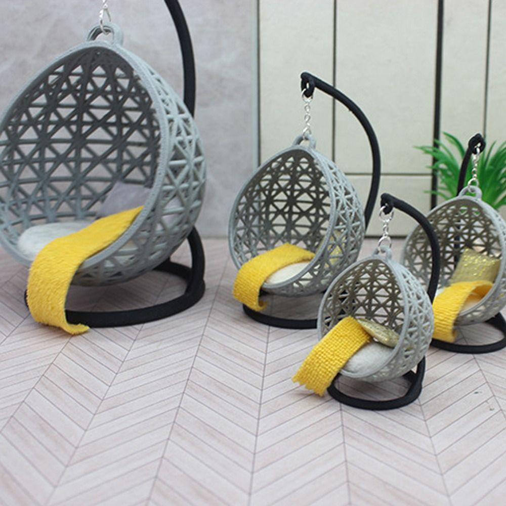 1:12/1:20/1:25/1:30 Dollhouse Hanging Basket Chair Dollhouse Accessories  Doll House Accessories