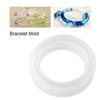 Silicone Mold Jewelry Bracelet Epoxy Resin Bangle Mould Handmade Tool DIY Craft (58mm)