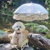 Cute Umbrella with Tassels UV Protection for Baby Kids Stroller Outdoor Beach Strolls Photography Props Long-handle Umbrella