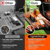 Silicone Grill Mat - BBQ Griddle Tools Side Mat with Drip Pad, Griddle Tools Mat for Outdoor Kitchen Countertop, BBQ Grill Accessories Gifts for Men